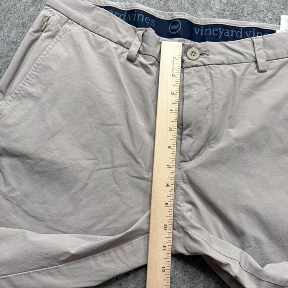 Vineyard Vines On The Go 5-Pocket Pants Men 32 x 31 Beige Water Resistant Nylon - Picture 15 of 16